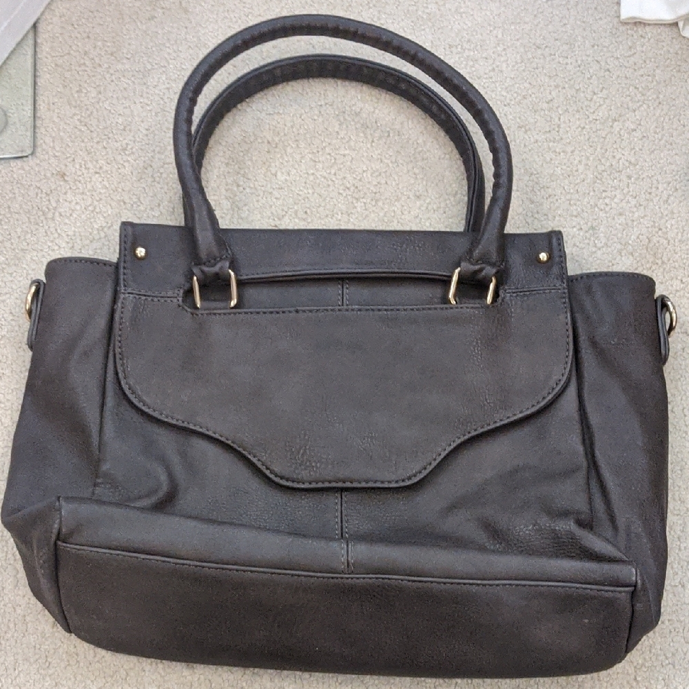 Elegant Gray Handbag